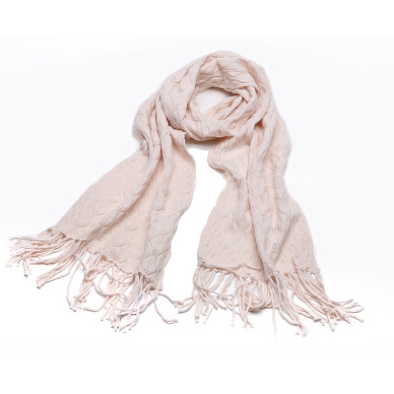 Pure Cashmere Scarves Beige Women Fashional Winter Scarf